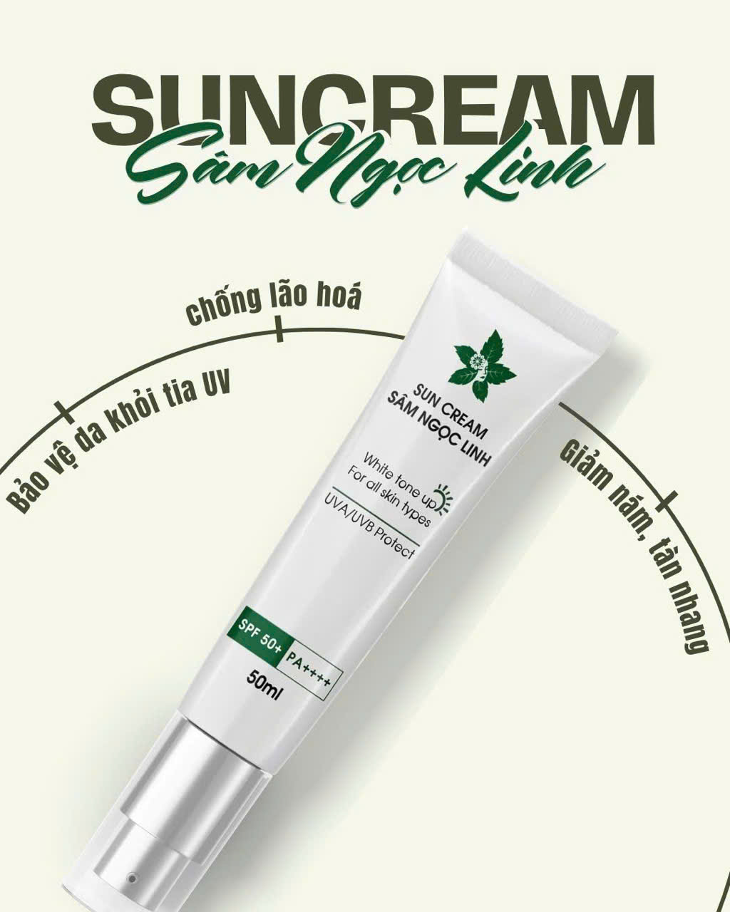 Kem Chống Nắng Sâm Ngọc Linh
