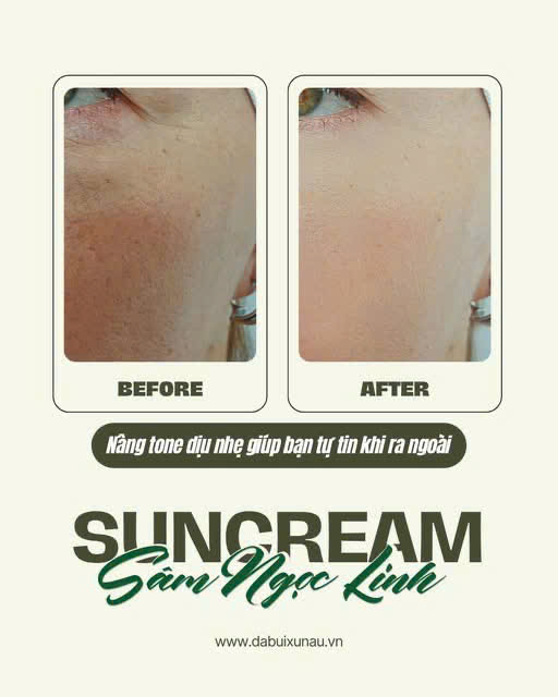 Kem Chống Nắng Sâm Ngọc Linh