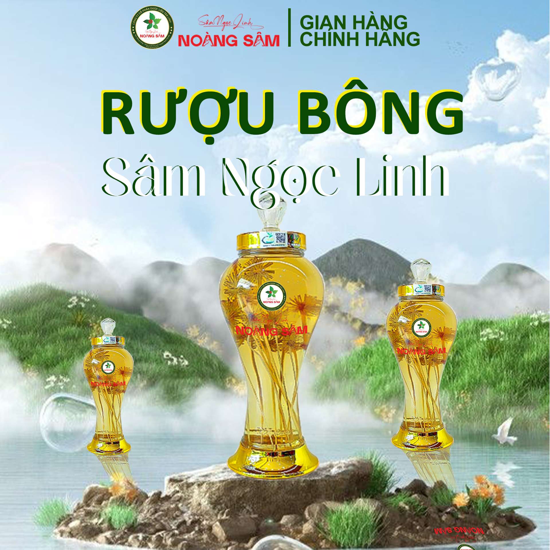 Rượu Bông Sâm Ngọc Linh